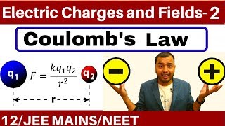 Electric Charges and Fields 02  Coulombs Law and Force Between Multiple Charges JEE MAINSNEET [upl. by Lindsay942]