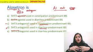 Mnemonic of the day  Pharmacology IBS drugs  ALOSETRON  DrNikita Nanwani [upl. by Essyle]