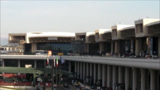 A walk around Milano Malpensa Airport Designed by Ettore Sottsass MXP [upl. by Katerina]