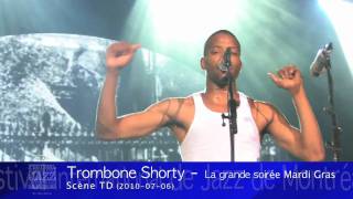 Trombone Shorty 20100706 Scène TD Place des Festivals [upl. by Ohs596]