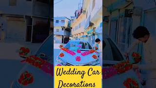 How to Decorate Wedding Car for Groom and Bridal youtubeshorts ytshorts viral [upl. by Lilias]