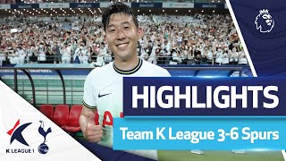 Son scores two in Korea as Spurs win CRAZY preseason opener  HIGHLIGHTS  Team K League 36 Spurs [upl. by Aehcsrop]