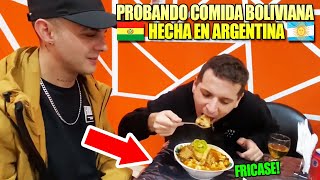 PROBANDO FRICASÉ PIQUE MACHO SILPANCHO amp CHICHARRÓN DE CERDO BOLIVIANO 🇧🇴 pero HECHO en ARGENTINA 😱 [upl. by Mela]