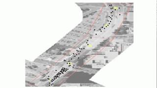 NGSIM Lankershim trajectories [upl. by Gerita]