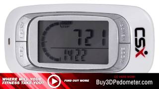 Best Pedometer for Walking Accurate Step Counter Tracker Calorie Counter Miles  Km by CSX [upl. by Ttocs134]