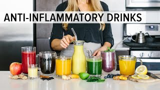 8 ANTIINFLAMMATORY DRINKS  to enjoy for health amp wellness [upl. by Amabil]