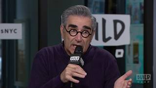 Eugene Levy Cant Stop Cracking Up On The Set Of quotSchitts Creekquot [upl. by Frasco]