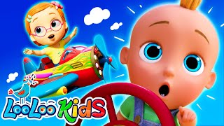 Vehicles Song  S3EP20 Kindergarten Fun  LooLoo Kids Songs for Kids [upl. by Aicekan]