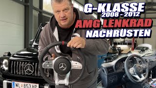 FETTES AMG LENKRAD für die GKLASSE  W463 von 20082012 [upl. by Haisi80]