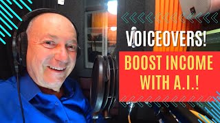 VOICEOVERS BOOST YOUR INCOME WITH AI [upl. by Ahsimik]