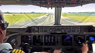 Martinair MD11 TakeOff Amsterdam Schiphol  Cockpit View [upl. by Maurizio]