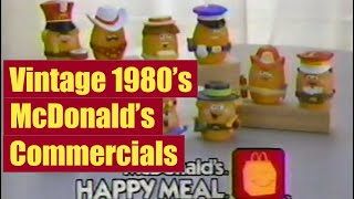 80s McDonalds Commercials  Travel Back in Time [upl. by Amitarp148]