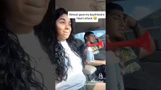 Best Air Horn Prank Reactions  You’ll LOL 🤣 pranks [upl. by Acima]