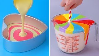 1000 So Yummy Cake Decorating Recipes For All the Rainbow Cake Lovers  Perfect Colorful Cake [upl. by Wurtz]