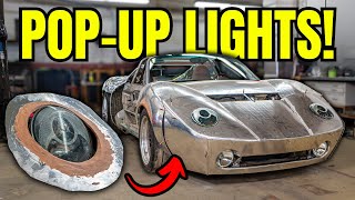 Scratch Building POPUP Headlights Project Jigsaw Ep 51 [upl. by Noslrac]