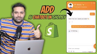 How To Add AI Chatbot in Shopify With All Your Store Data  QuickCEP [upl. by Stead862]