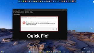 How to Fix quotresampledmodll is Missingquot Error  Windows 1110 [upl. by Yrekaz]