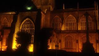 Sherborne Abbey  night  September 2017 [upl. by Baldwin185]