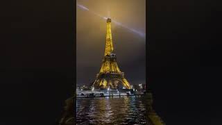 Eiffel tower night View travel paris [upl. by Arvonio]