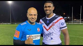 Vuate Karawalevu  Roosters Jersey Flegg Highlights [upl. by Hesoj]