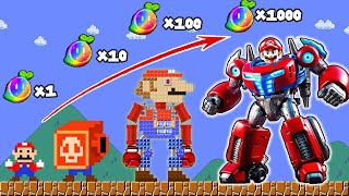 Super Mario Bros But Every Seed Makes Mario Become ROBOT  God Mario [upl. by Pournaras921]