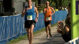 More than 2500 athletes compete in Milwaukee Lakefront Marathon [upl. by Julide]