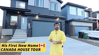 He Built a New House in Edmonton for 550000  Complete House Tour  Canada Home Tour [upl. by Ettedranreb]