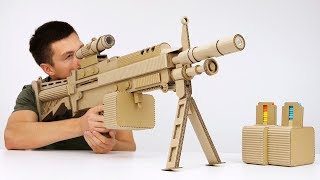 How to Make Highly Detailed Cardboard Gun [upl. by Raab]