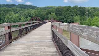 Ohiopyle Train Station to Ferncliff Trail [upl. by Odnalo961]