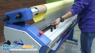 Installation of Qomolangma 63in Fullauto Cold Laminator with Heat Assisted [upl. by Zed]