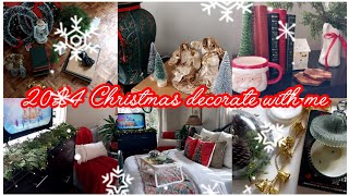 NEW 🎄 CHRISTMAS CLEAN AND DECORATE PART 1 2024 CHRISTMAS DECORATE WITH ME 2024christmasdecor [upl. by Euqinehs]