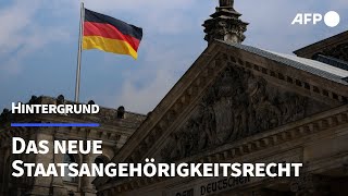 Kurz erklärt Das neue Staatsangehörigkeitsrecht  AFP [upl. by Laurens]