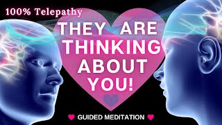 BE ON THEIR MIND ✨Telepathy Meditation✨ Make SP Think About you 💖INSTANTLY [upl. by Alrzc]