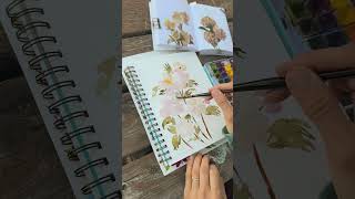 How to paint watercolor hellebores for the beginner [upl. by Sirdna834]