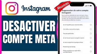 Comment Desactiver Un Compte Instagram Meta  En 2024 [upl. by Itsirc226]