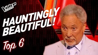 HAUNTINGLY Beautiful Blind Auditions and Performances on The Voice  TOP 6 [upl. by Ahsykal804]