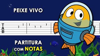 Peixe Vivo  Tablatura Solo de Violão Simplificado [upl. by Huberman234]