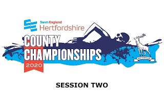 Swim England Hertfordshire County Championships 2020  Session 2 [upl. by Acilegna]