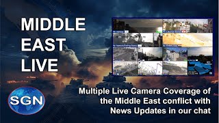 Middle East Live  247 Multiple Cameras of Israel and Middle East w Updates July 14 2024 [upl. by Doak]