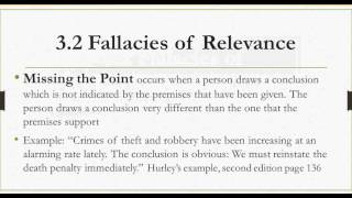 32 Fallacies Of Relevance Part 2 [upl. by Pippas]