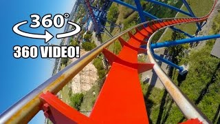 Superman Roller Coaster 360 VR POV Six Flags Fiesta Texas Virtual Reality rollercoaster [upl. by Melany]