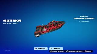 REVETEMENT GRATUIT quotGRENOUILLE VENIMEUSEquot SUR FORTNITE [upl. by Hluchy]