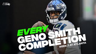 Every Geno Smith Completion vs Falcons  2024 Regular Season Week 7 [upl. by Atselec]