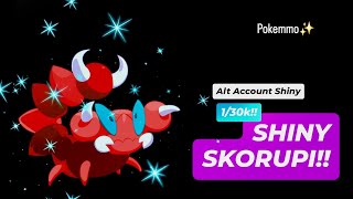 Shiny Skorupi Pokemmo  Alt Acc [upl. by Airyk]