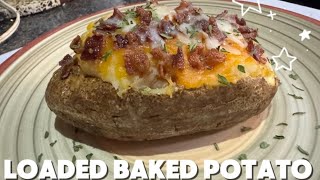 EASY TWICE BAKED LOADED BAKE POTATOES [upl. by Sigfrid]