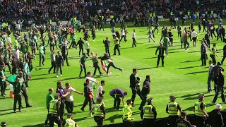 RIOTS AT SCOTTISH CUP FINAL RANGERS VS HIBS FAN FOOTAGE 3 [upl. by Idou]