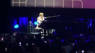 Elton John performs “Tiny Dancer” solo at the 62nd NY Film Festival  10124 [upl. by Ahsinel]