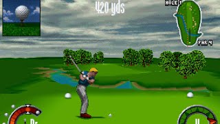 The Scottish Open Virtual Golf PC MSDOS Gameplay [upl. by Esilenna]