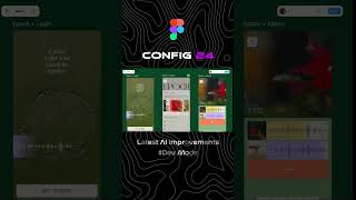 Latest improvements in Figma \ Config 24 ai figma ui figmatutorial uiux [upl. by Melisenda471]