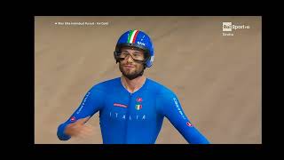 mondiali ciclismo Glasgow 2023  lultimo km di Filippo Ganna con il commento di Francesco Pancani [upl. by Sherrod]